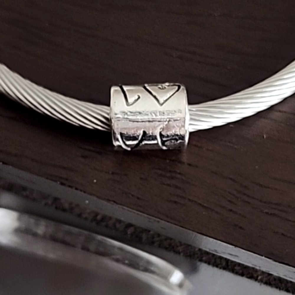 Love Word Spacer Charm for European Style Bracelets Multi  Fits Pando…
